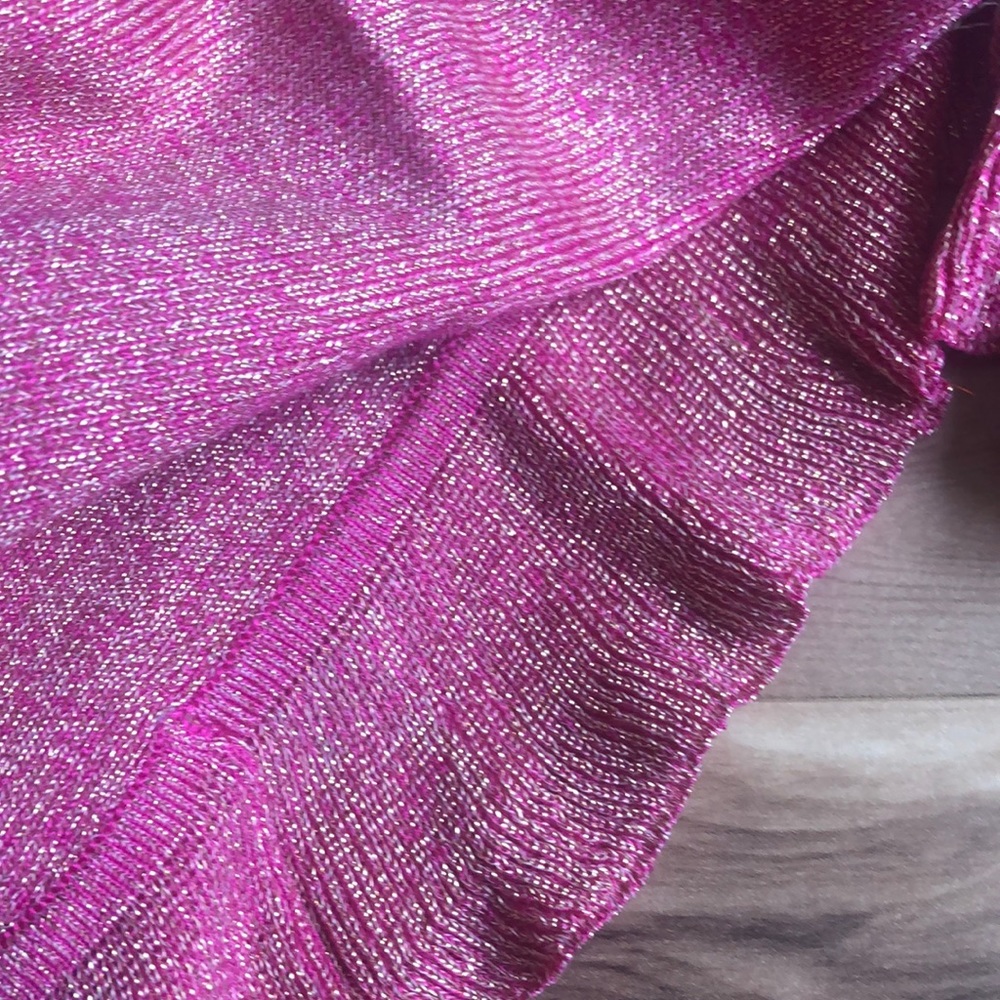 Mud Pie ruffle woman’s wrap/scarf - Picture 3 of 8